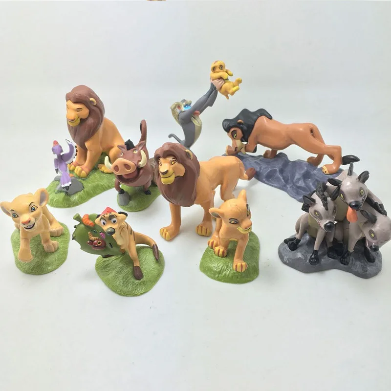 Disney The Lion King Simba Sction фигурки 9 шт./компл. модель ПВХ куклы классические игрушки