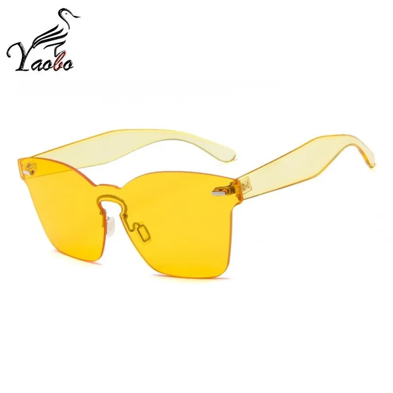 Brand Oversized Square Rimless Sunglasses Women UV400 Flat Sun Glasses Female Vintage gafas de sol mujer 2019 New oculos | Аксессуары