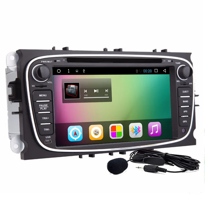 Емкостный экран 2 din quac core Pure Android 8 01 автомобильный DVD навигатор для Ford Mondeo S Max C max