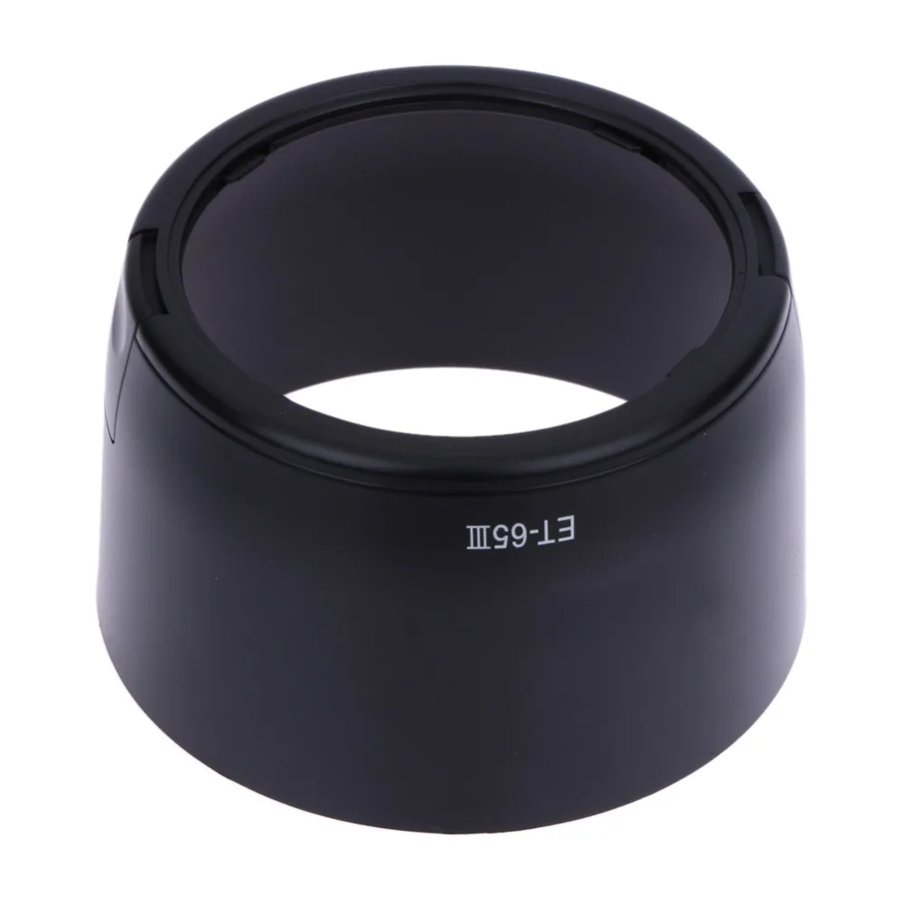Черная пластиковая бленда для объектива Canon EF 135 мм f/2 8 70 210 f/3 5 4 USM ET 65III|lens hood