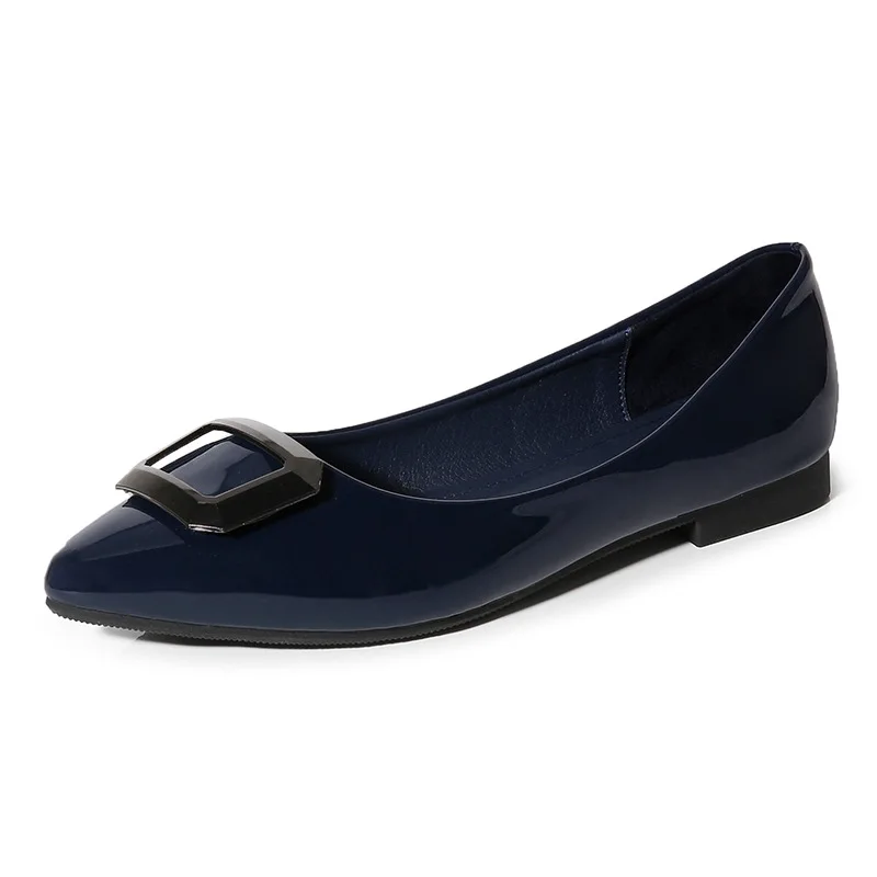 Pointed Toe Concise Solid Basic Slip-On Pumps for Women Buckle Casual Low Heel Ladies Fashion With Single Shoes | Обувь