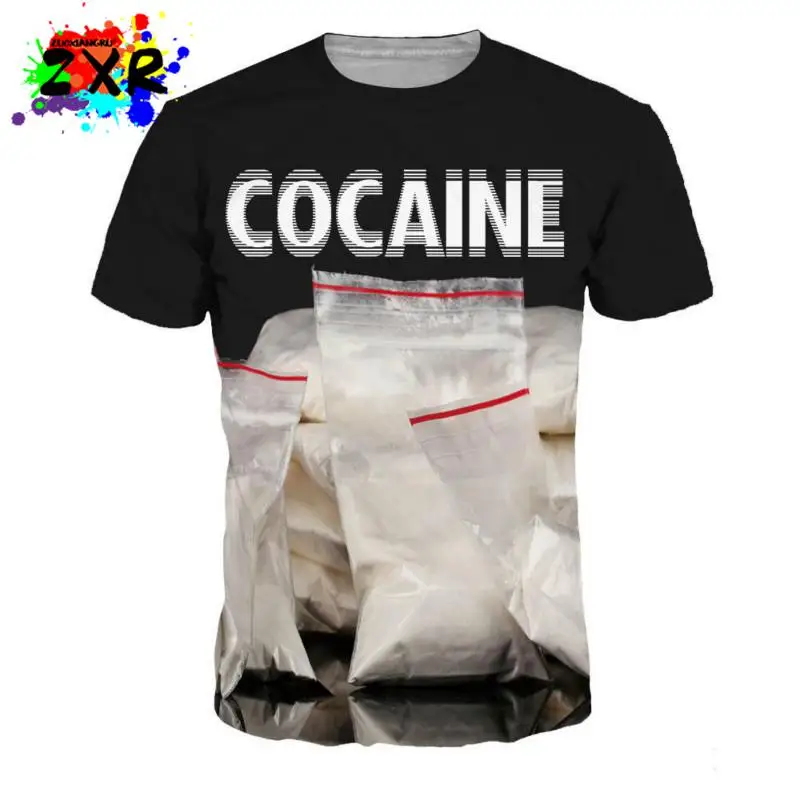 3D футболка Для мужчин модные прозрачные сумку печатных Повседневное o Средства