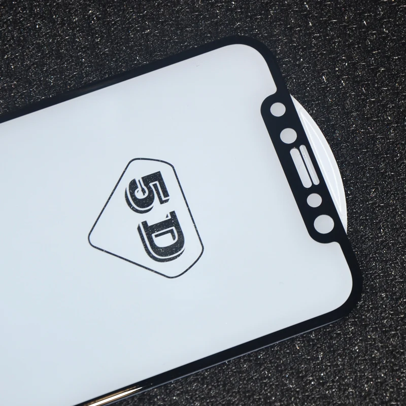 Wangcangli оптовая продажа 5D Plasma полное покрытие стекло для iPhone X защита экрана