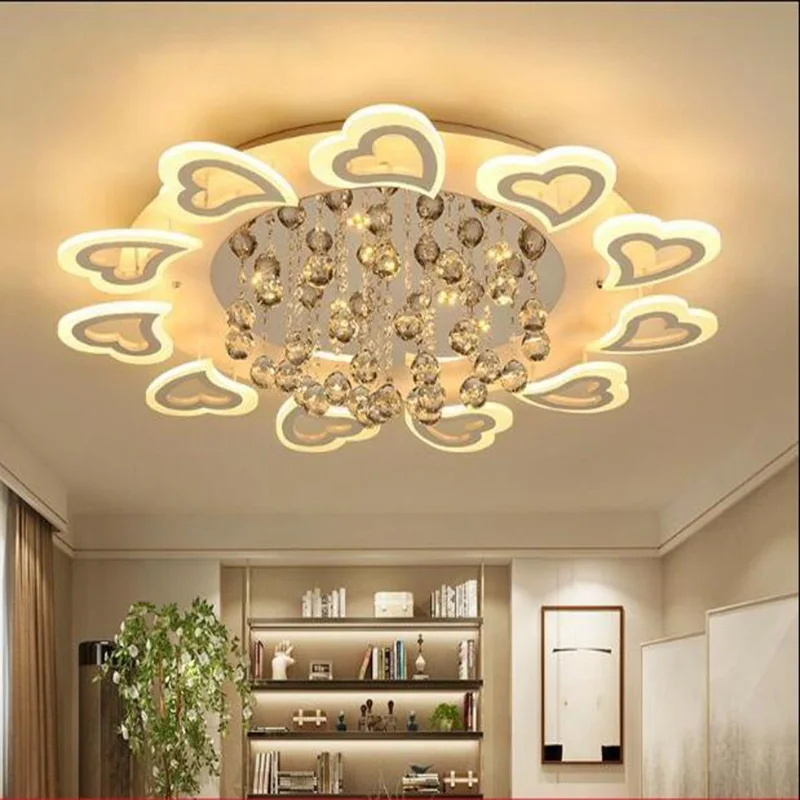 

Creative love acrylic LED ceiling lights Residential living room bedroom study dining room ceiling lamps Commercial lighting