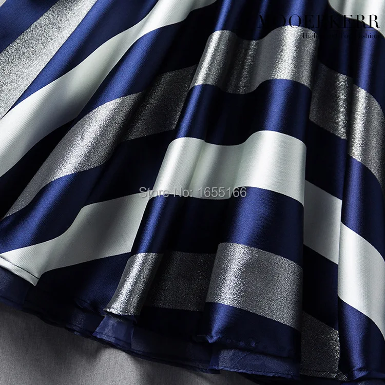 2015 European leg of and American women's spring summer stripe print sleeveless dress Slim | Женская одежда