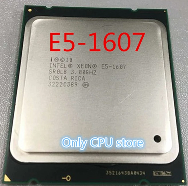 Intel ЦП Xeon E5-1607 SR0L8 3,00 ГГц 4-ядерный 10 м LGA2011 E5 1607 процессор