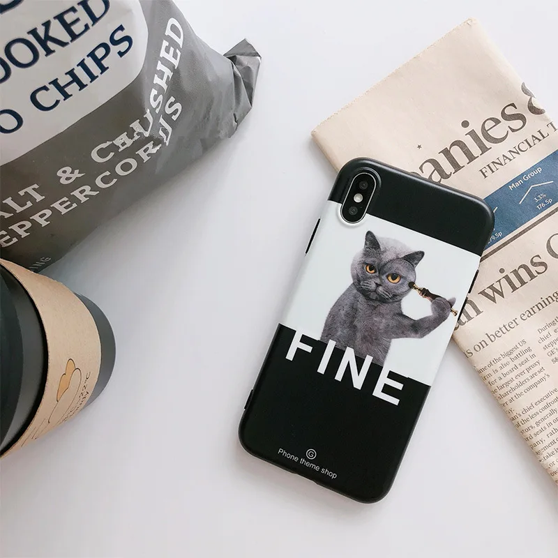 Винно-красный милый ретро чехол для iPhone 6 Puls 6S 7 8 X XS Мягкий силиконовый | Мобильные