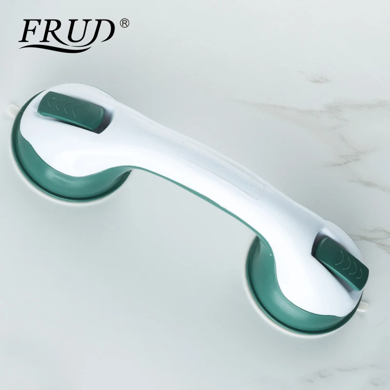 FRUD часы с чашкой на присоске для ванной ручкой поручень пожилых безопасная Ванна