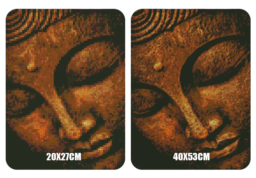 Полностью 5D Diy Daimond картина "голова Будды" 3D алмазная живопись круглые стразы Алмазная вышивка религиозная икона