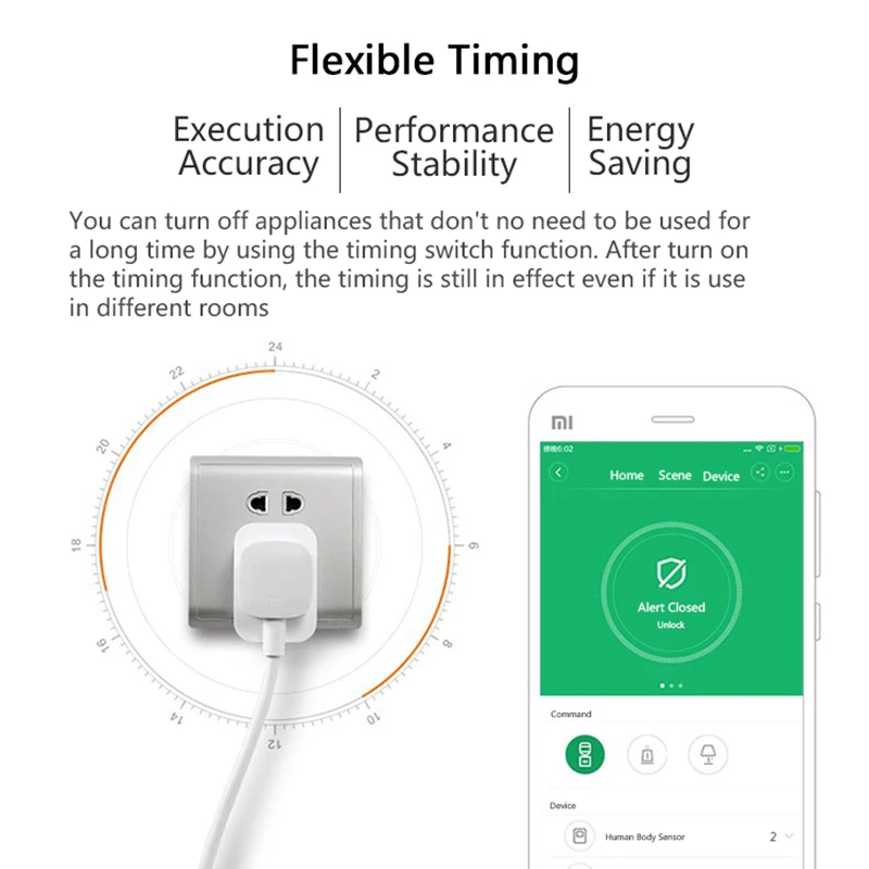 Xiaomi MIJIA умная беспроводная WIFI розетка ZigBee версия обновленный пульт