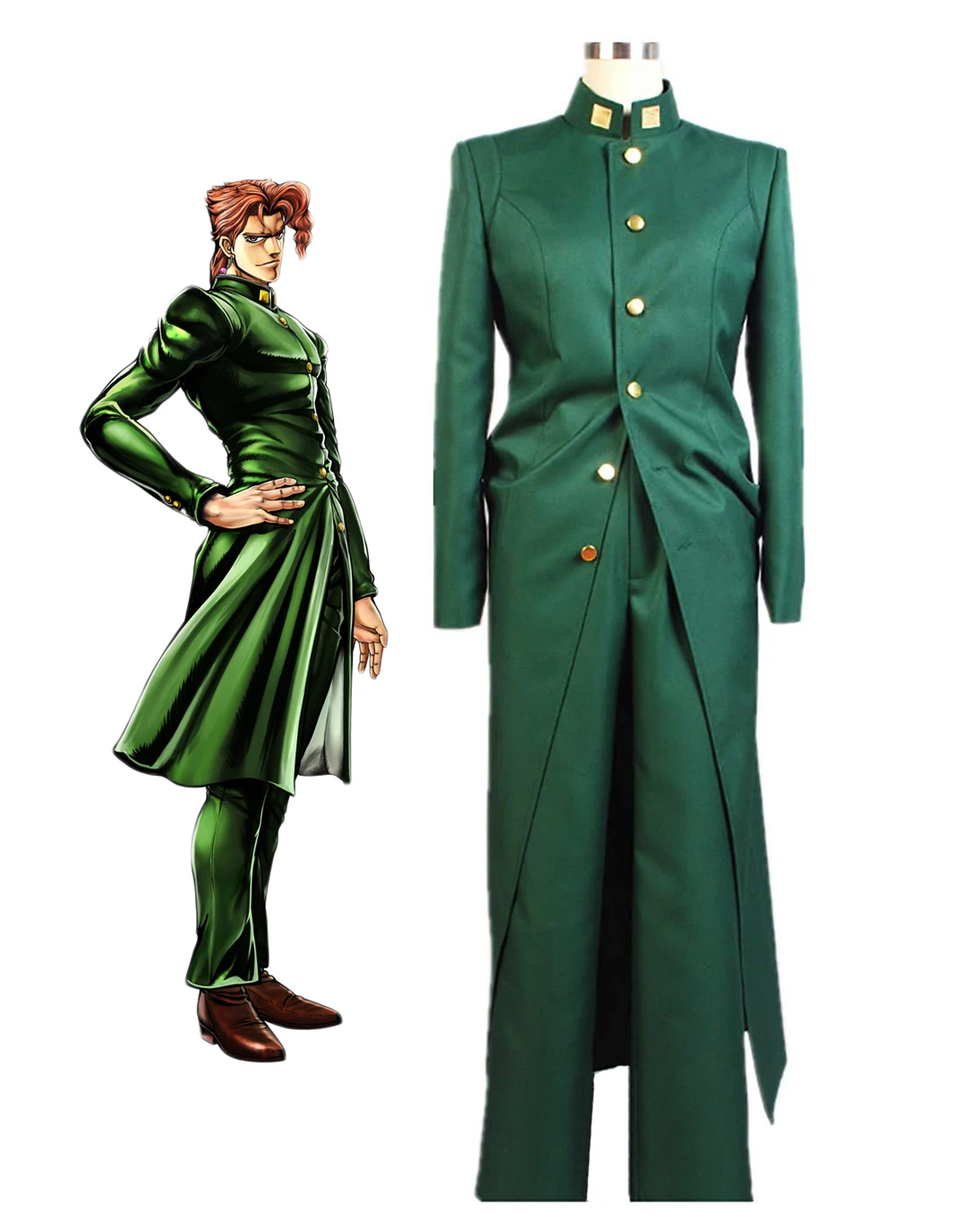 Косплей Noriaki Kakyoin невероятные приключения Джоджо Звездные крестоносцы костюм для