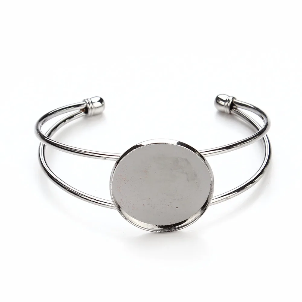 5 шт. пустые браслеты обручи с кабошоном|cabochon bezel|bezel trayset cabochon |