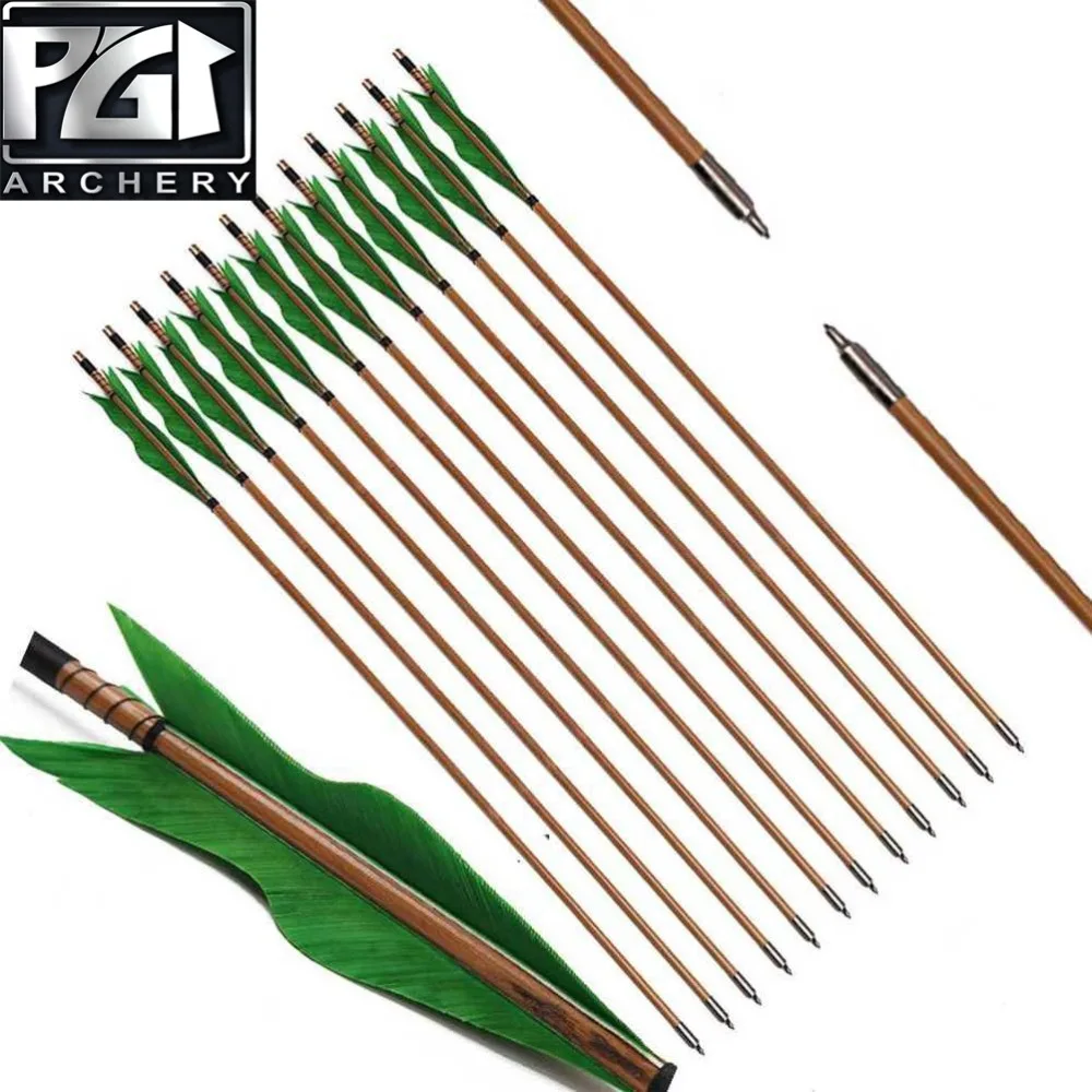 PG1ARCHERY стрельба из лука бамбуковые стрелы традиционная Охота практика стрела