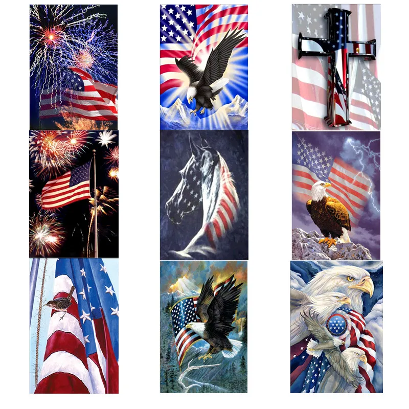 5D алмазная живопись сделай сам полностью круглая Алмазная животная вышивка