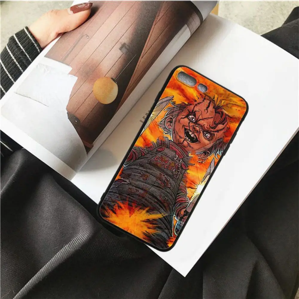 OUTMIX Чаки обои Симпатичные из мягкого ТПУ чехол оболочка для iPhone 8 8plus XS max XR 7 7plus 6 6s