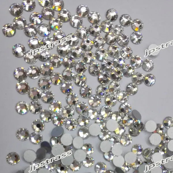 Бесплатная доставка!! Маленький размер ss6 2 мм белый Кристальный цвет без горячей