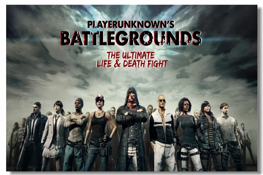 Пользовательские холст настенная постер Battlegrounds игрок неизвестные поля битвы
