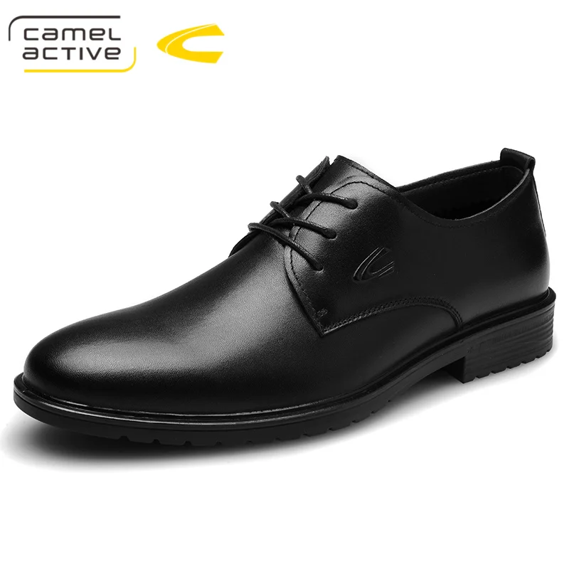 Camel Active/Новые весенние модные мужские деловые туфли-оксфорды из натуральной кожи