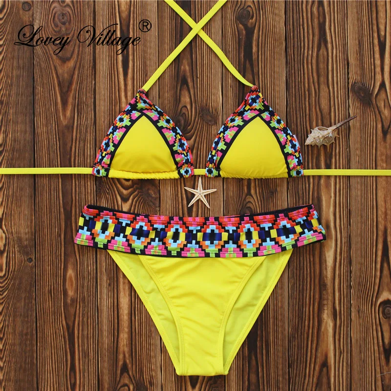 Женский купальный костюм женские купальные трусики купальники ретро лето бикини
