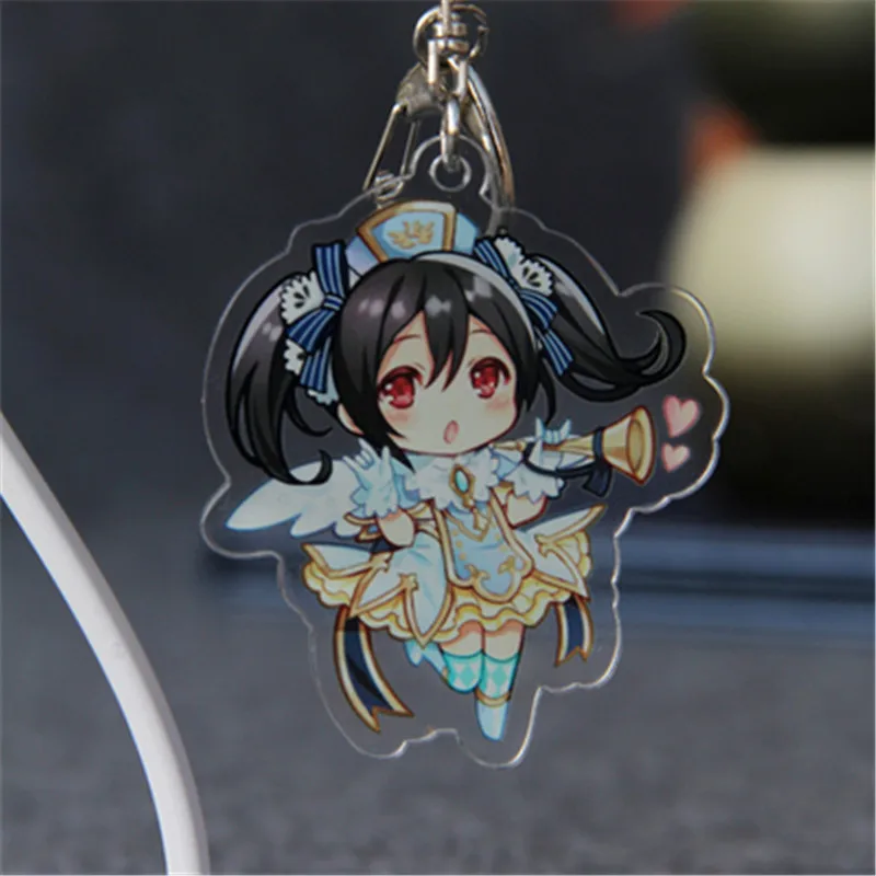 Аниме Косплей LoveLive! Школьный идол, проект Kotori Tojo Rin Maki Nico, акриловый брелок, брелок на Хэллоуин, мультяшный брелок, подарок - Цвет: C