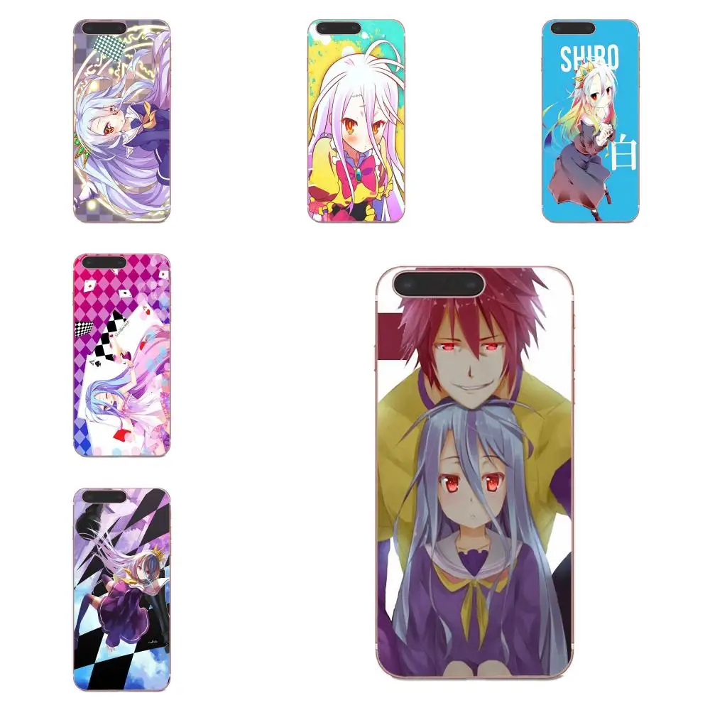 Мультфильм нет игры жизни Shiro для Huawei P7 Honor 4C 5A 5C 5X6 6C 6A 6X7 7X8 9 V8 V10 Y3II Y5II Y6II G8 Play