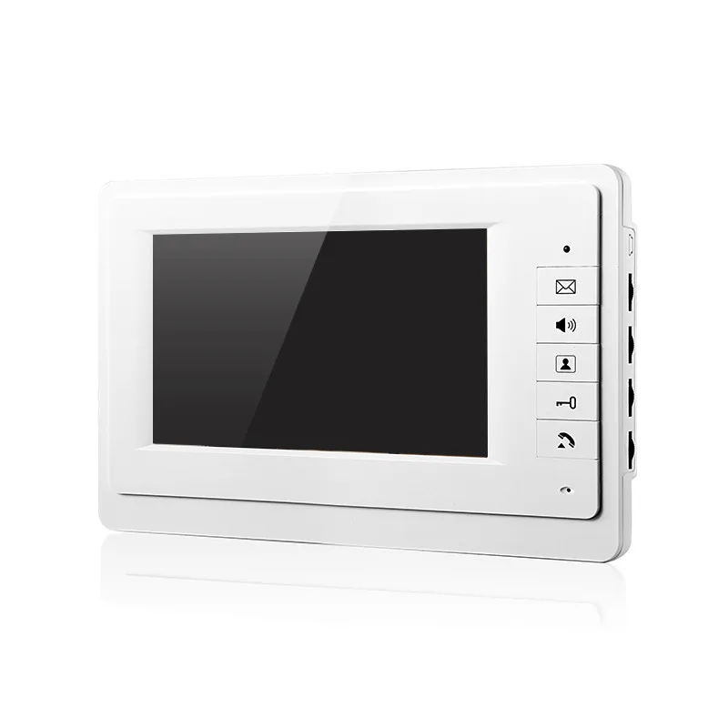 Video Door Intercom 7''Inch Wired Video Door Phone Visual Video Intercom Doorbell Monitor Camera Kit For Home Security