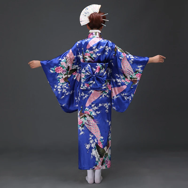 Женское винтажное платье-кимоно Yukata с Obi платье для вечеринки выпускного вечера