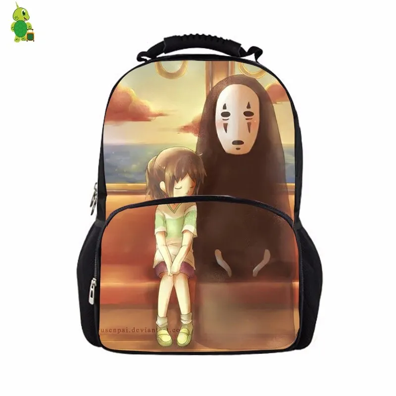 Новый рюкзак Ghibli для подростков мальчиков и девочек школьные сумки большой