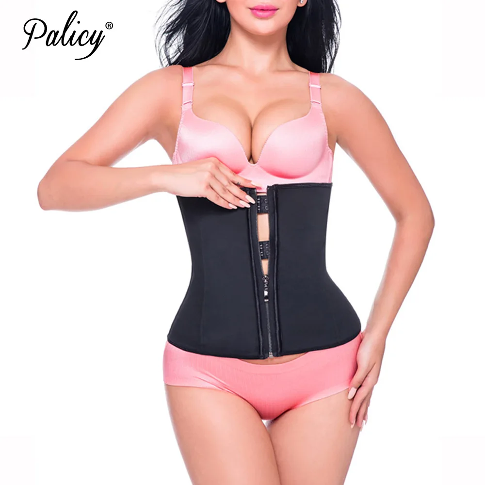 Palicy S-3XL неопреновый Женский Тонкий Тренажер для талии моделирующий пояс для живота костюм для сауны Fajas Пояс Cincher корсет размера плюс