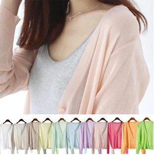 Новинка 2017 женские весенние летние осенние свободные кардиганы с длинным