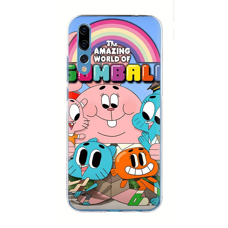 Удивительный мир Gumball жесткий чехол для телефона huawei P8 P9 P10 P20 P30 Pro Lite Mini P Smart Z Plus - Цвет: H6