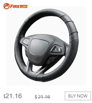 36-47cm Genuine Leather Auto Truck Bus Steering Wheel Cover For Daewoo Volvo Man Renault DAF Isuzu Mitsubishi Car Styling