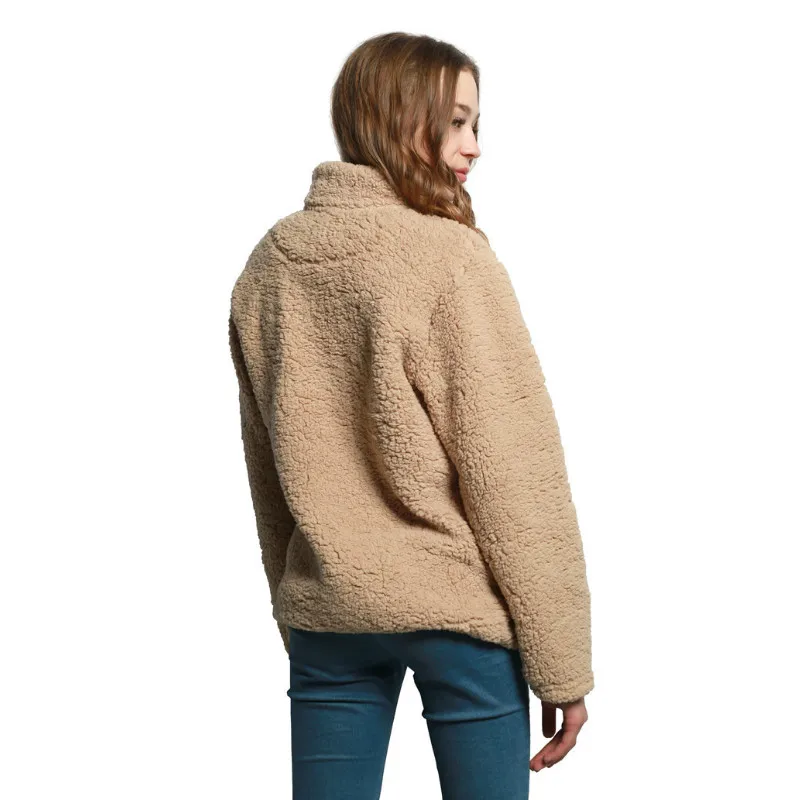 Yomsong European and American explosion models ladies pullover large size sweater autumn winter new warm plush jacket | Женская одежда