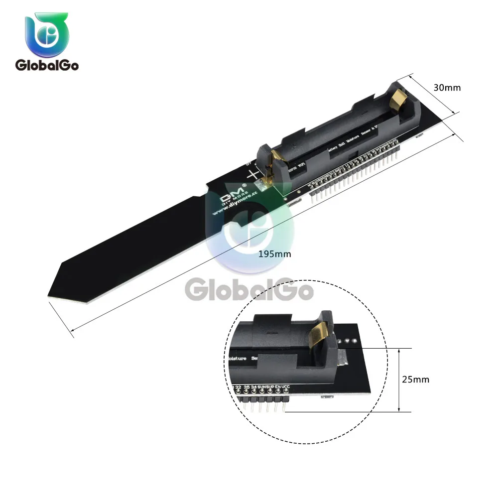 DHT11 Micro USB ESP32 wifi Bluetooth датчик влажности почвы модуль тестер растение Цветы Сад 18650 Держатель батареи