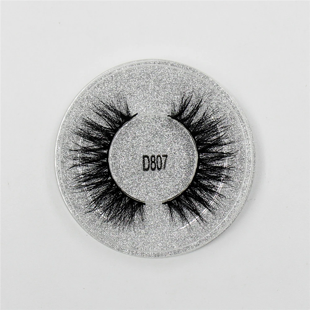 Популярные 1 пара красивые толстые длинные норковые ресницы макияж 3D накладные