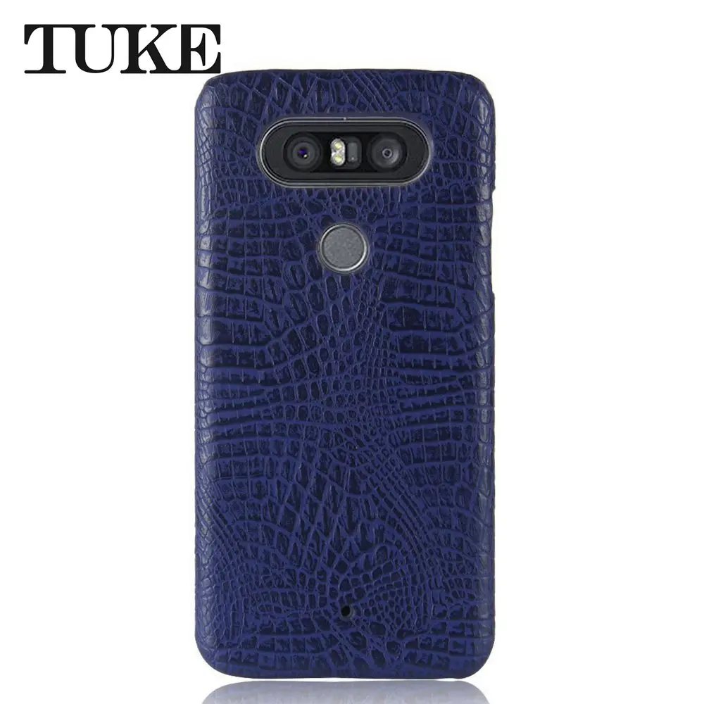 Чехол с крокодиловым узором TUKE для LG Q8 жесткий чехол из ПК H970 кожаный V20 Mini V34 isai Beat