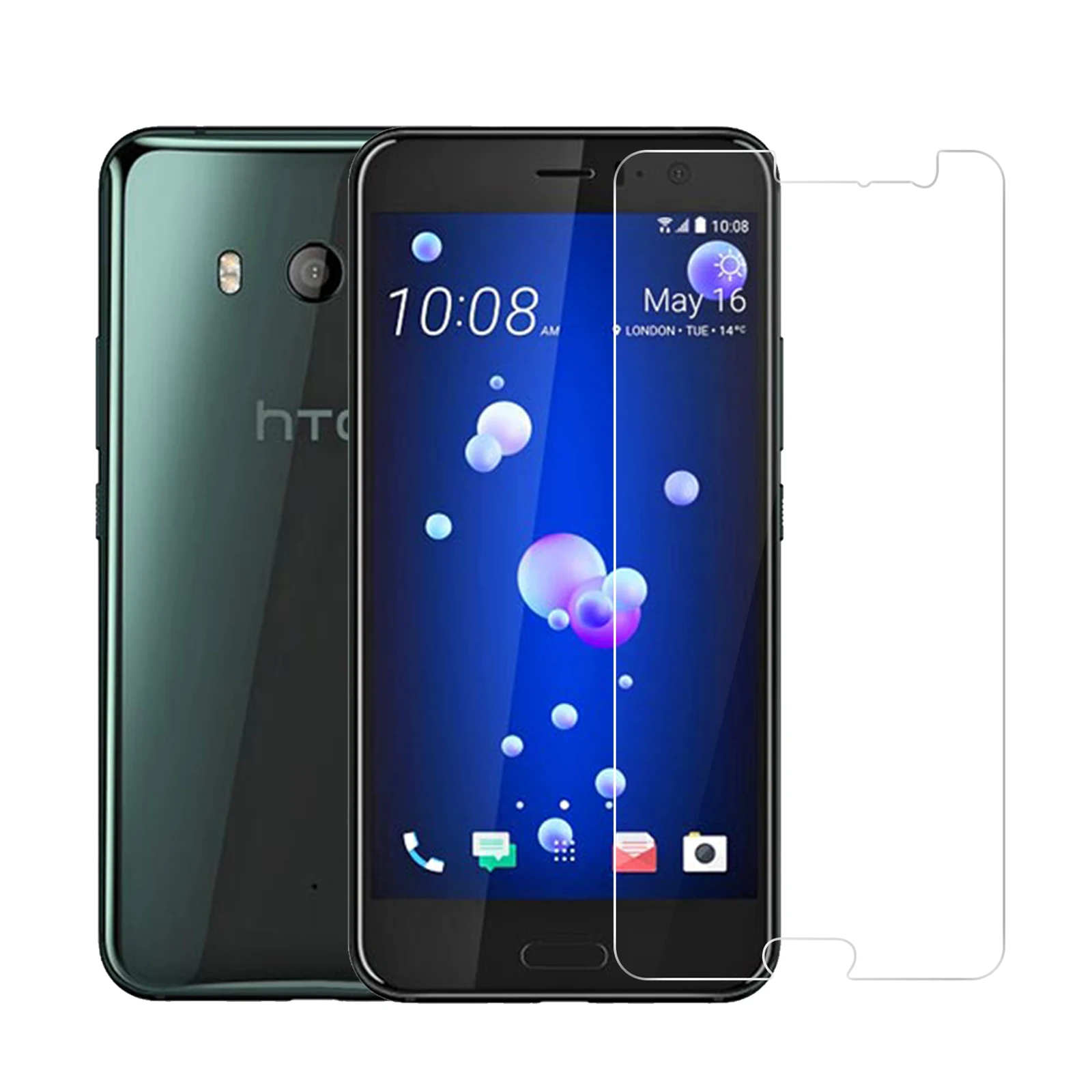 10 шт./партия 2.5D 0 26 мм 9H Премиум Закаленное стекло для htc U11 Защитная пленка океан |
