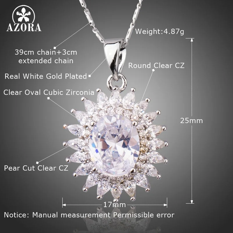 AZORA серебряный цвет элегантный простой дизайн полностью прозрачный кубический