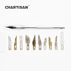 Нож для резьбы CHARTISAN Craft с 11 лезвиями, ручка для резьбы, МОДЕЛЬ печатной платы, инструмент для заказа скрапа