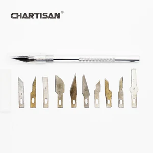 Нож для резьбы CHARTISAN Craft с 11 лезвиями, ручка для резьбы, МОДЕЛЬ печатной платы, инструмент для заказа скрапа