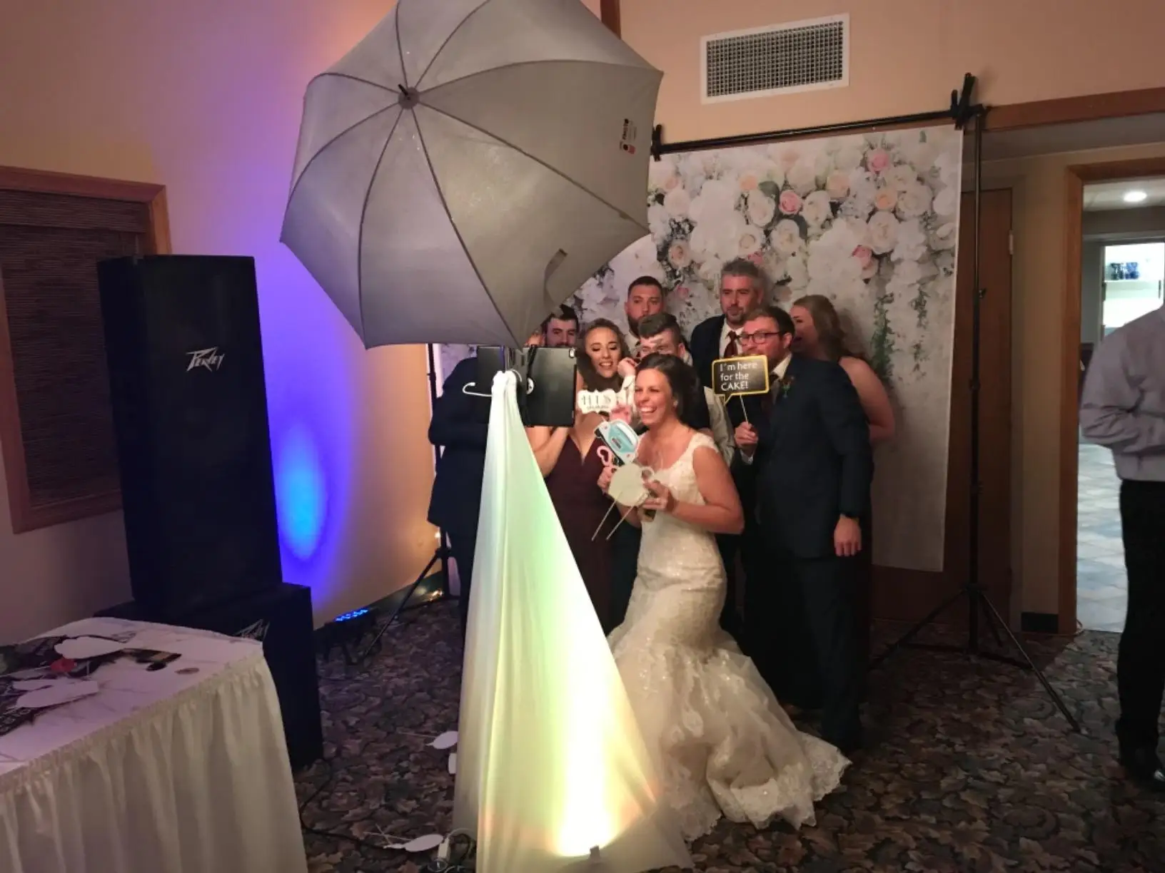 Свадебный фон свадебный душ большой белый цветочный Wister дизайн декорация