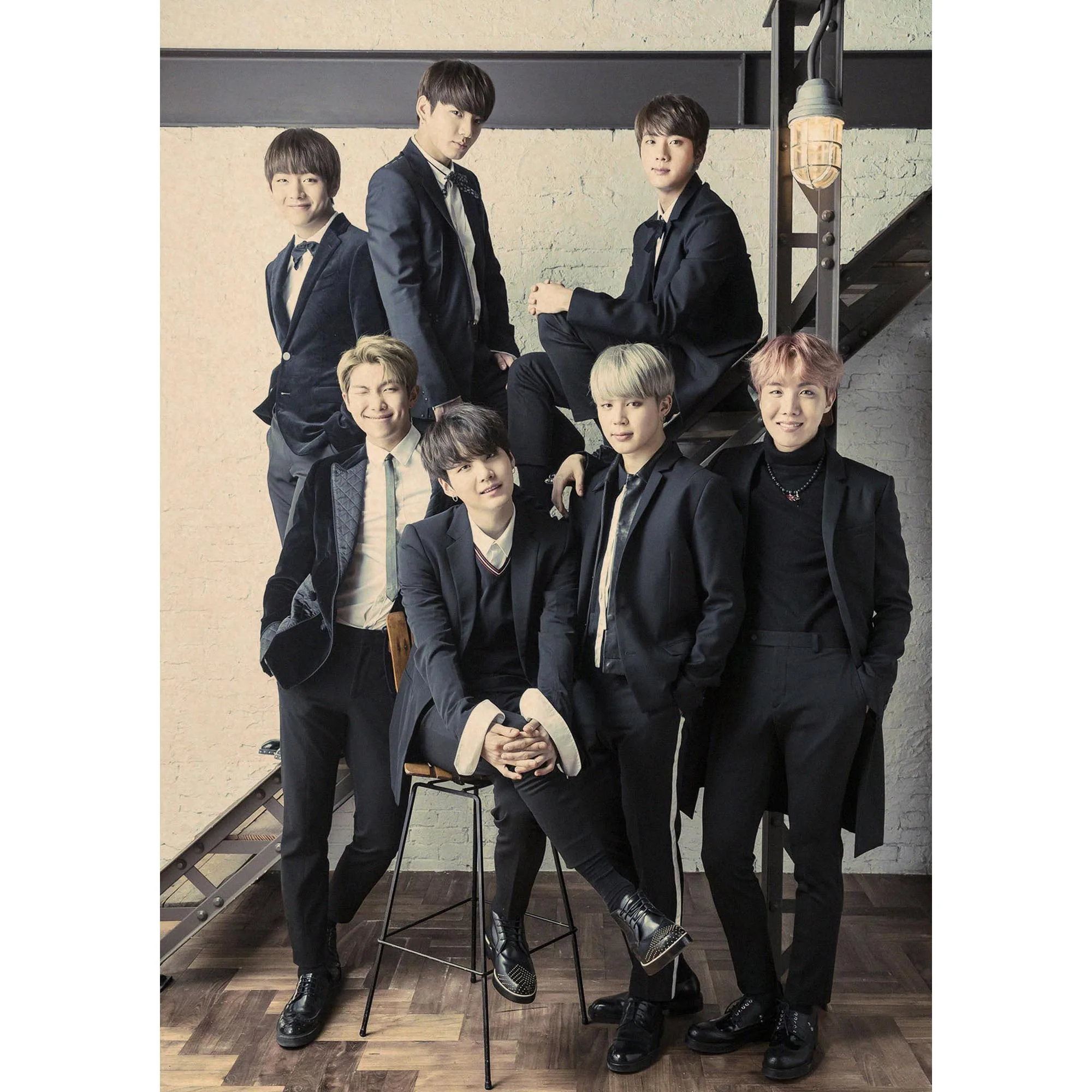 Шоколад Abooly BTS Цзиминь Джин домашнего интерьера музыка плакат рисунок основной стены наклейки - Цвет: Шоколад