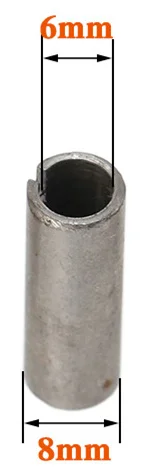 8mm to 6mm Универсальный 6-12,7 мм гравировальный станок с ЧПУ инструментальная Цанга патрон быстросменный адаптер Держатель фрезерный станок аксессуары - Цвет: 8mm to 6mm