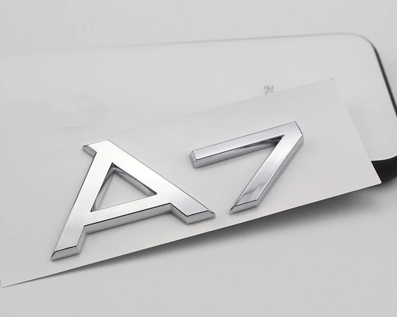 A7 A3 A4L A5 A6L A7 A8 Q3 Q5 Q7 1,8 т 2,0 т 2,4 3,0 Т 3,2 3,6 4,2 для audi все стволом выполнении Ёмкость автомобиля эмблемы Стайлинг Стикеры - Цвет: A7