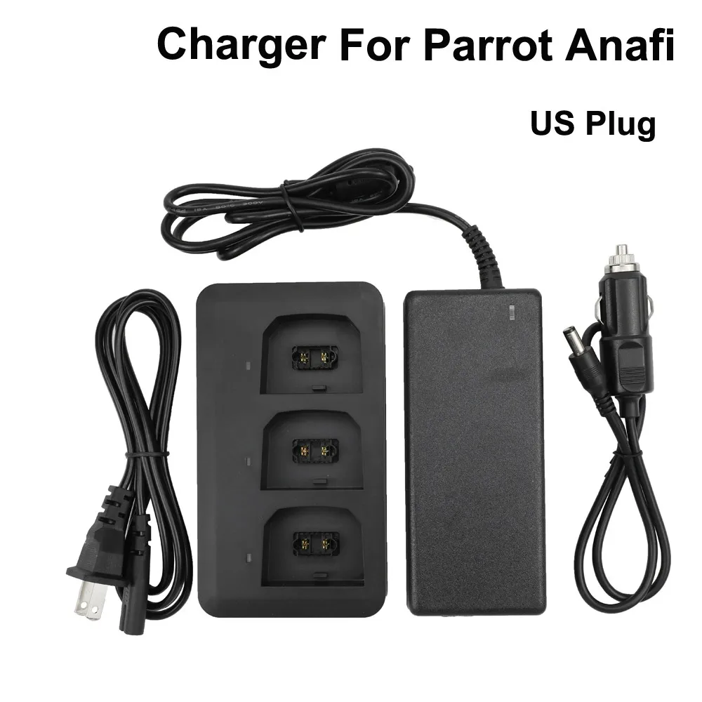 Для Parrot ANAFI Дрон мульти-батареи баланс быстрое зарядное устройство адаптер и автомобильное зарядное устройство вертолет Дрон аксессуары 0130