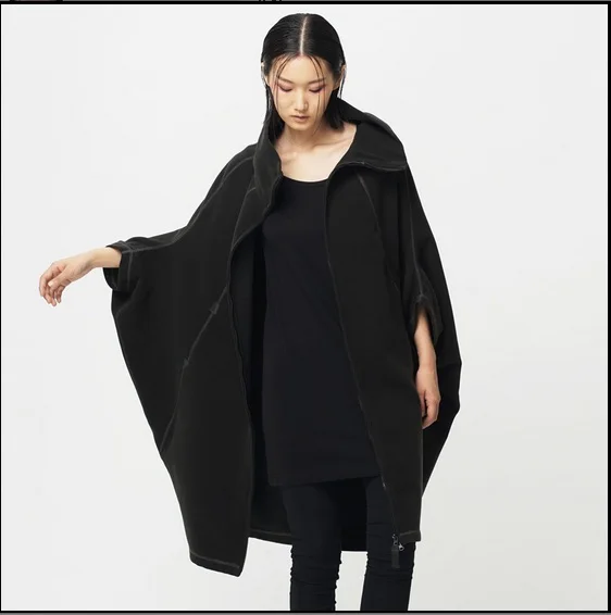 Распродажа --- 2015 оригинальный дизайн новинка женское двухстороннее пальто-кокон