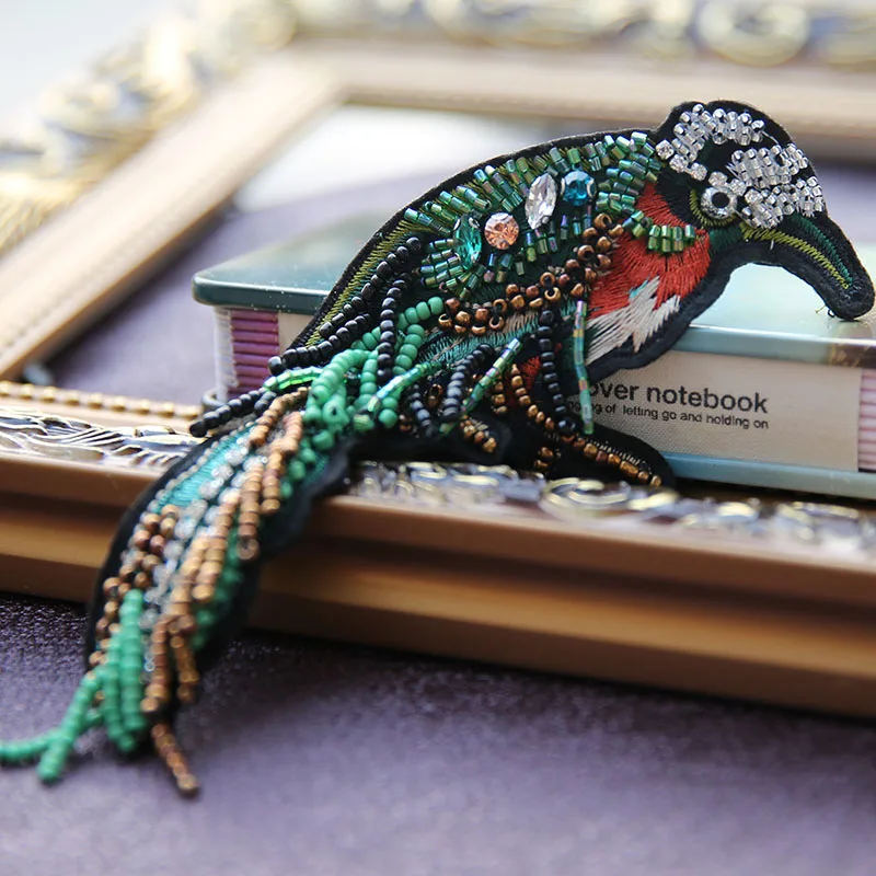 Модные блестки птица пришивные стразы разразразные джинсы сумки обувь