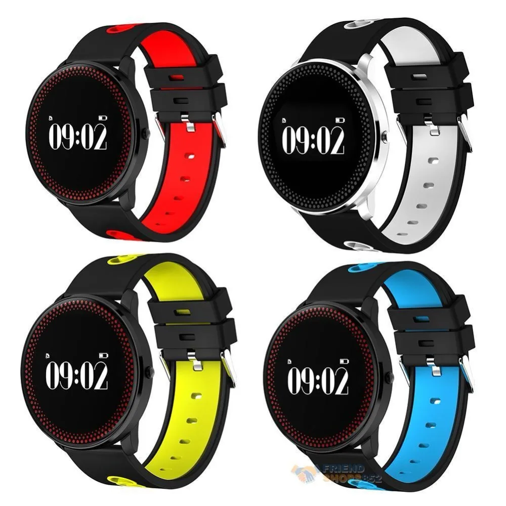 Ми CF007 Bluetooth 4 0 SmartWatch Водонепроницаемый трекер сердечного ритма крови Давление