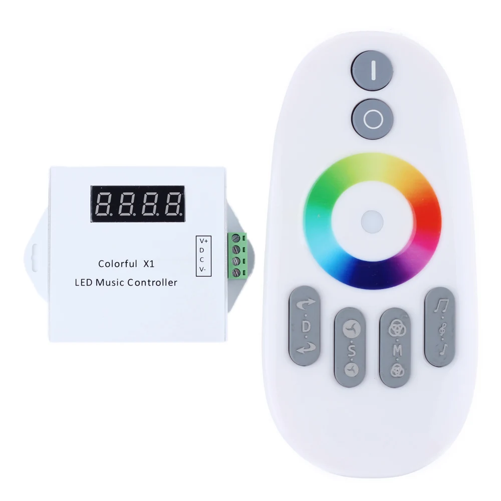 WS2811 WS2812B лента светодиодный контроллер RGB Музыка Светодиодный полосы Диммер