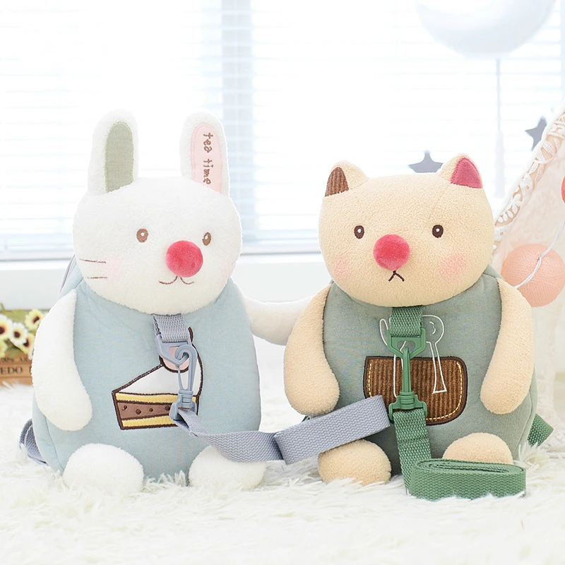 Безопасный детский рюкзак с защитой от потери милый героями мультфильмов